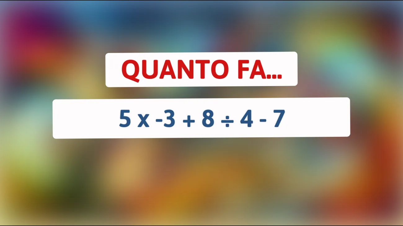 \"Solo i veri geni riescono a risolvere questo semplice indovinello matematico: ci sei tu tra loro?\""