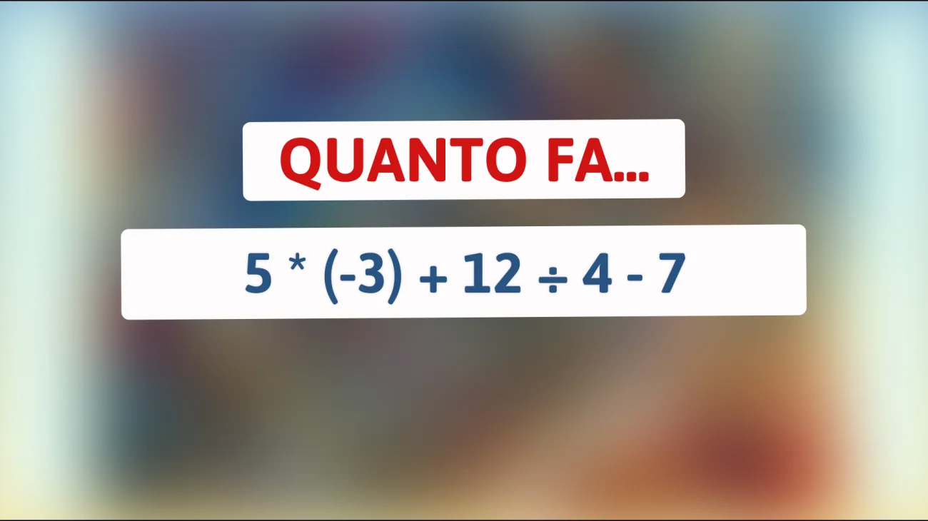 Scopri se sei un vero genio con questo indovinello matematico: solo i più intelligenti riescono a risolverlo!"
