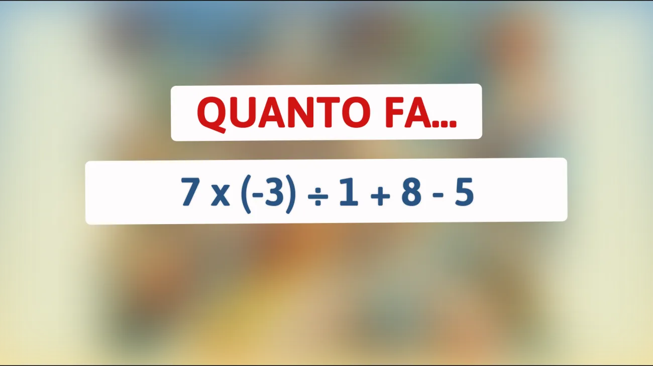 Sfida il tuo cervello: riesci a risolvere questo ingannevole enigma matematico che solo gli esperti veri possono capire?"