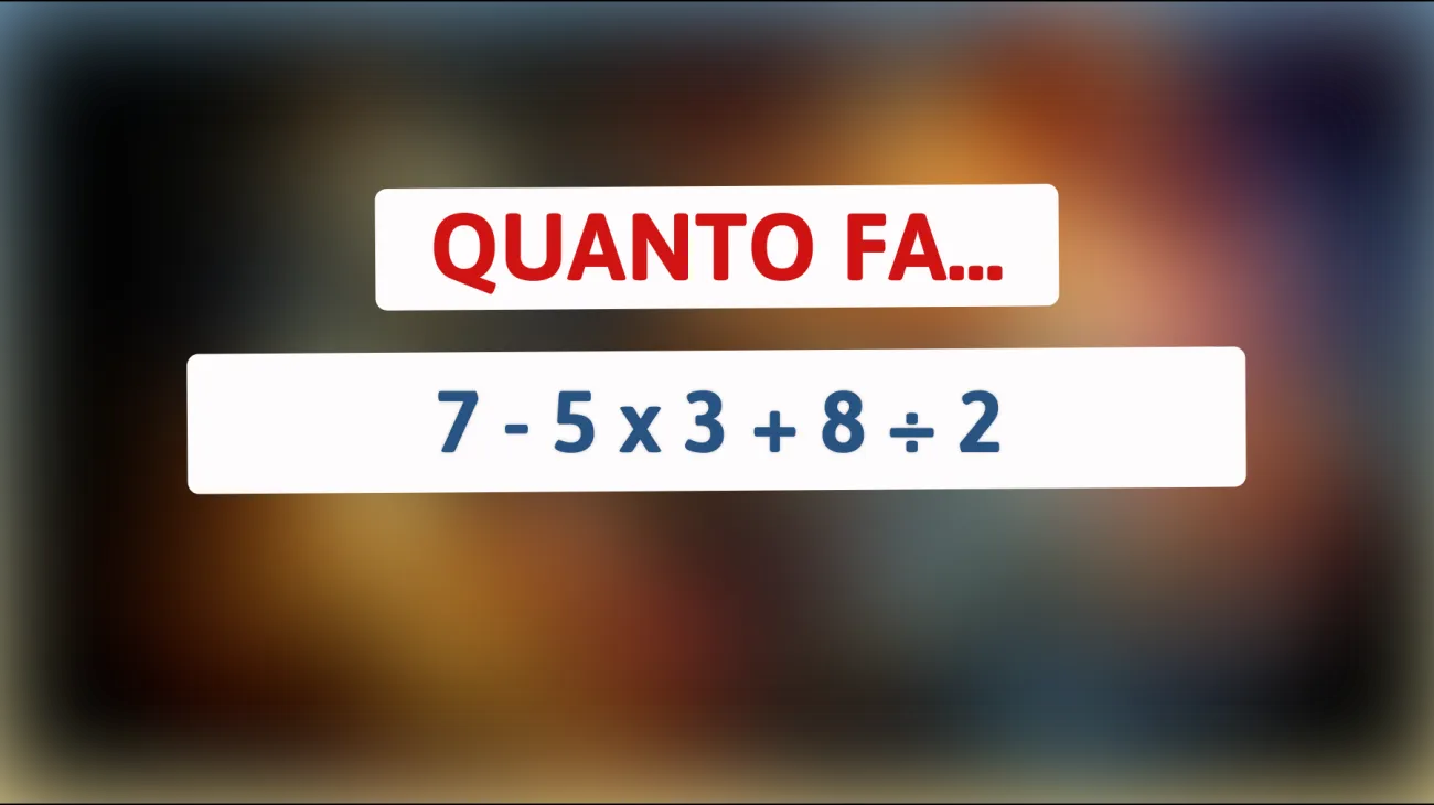 Solo i veri geni possono risolvere questo indovinello matematico: riuscirai a trovare la soluzione?"