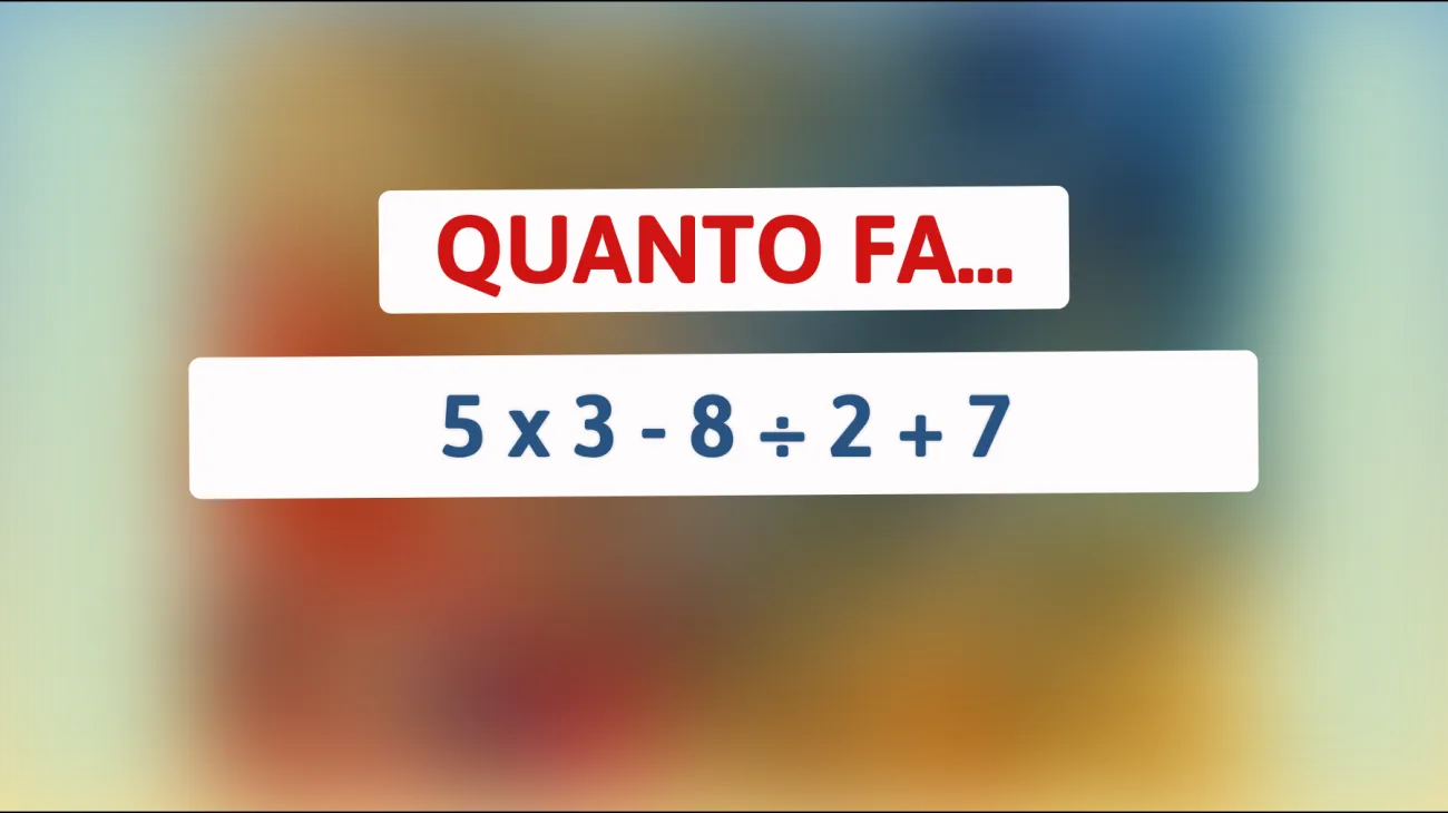 Solo i veri geni riescono a risolvere questa semplice equazione! Pensi di farcela? Scopri se sei tra i pochi!"