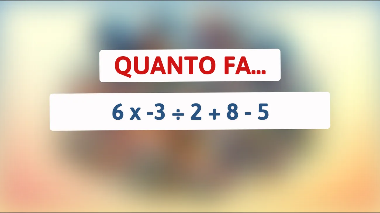 Solo il 2% delle persone riesce a risolvere questo indovinello matematico: sei tra i geni in grado di svelare il risultato? 🧠✨"